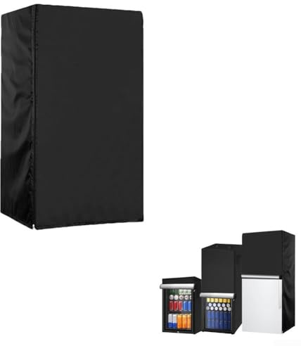 Copertura per frigorifero, in tessuto Oxford 210D, impermeabile, antipolvere, verticale, per congelatore verticale, per riporre elettrodomestici da cucina (84 x 84 x 171 cm)