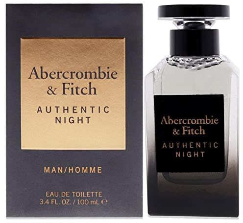 Abercrombie & Fitch Authentic Night Men EDT Spray 3.4 oz