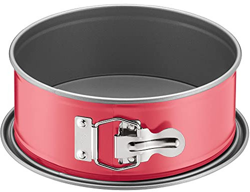 Original Kaiser Happy Colors Mini Springform 18cm rund, Backform mit Flachboden, Kuchenform klein antihaftbeschichtet, enjoyable pink, pink