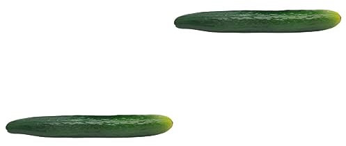 Abaodam 2 Stücke Gurke Shop Ornament 27cm Künstliche Gemüse Gurke Foto Requisiten Für-Term Display