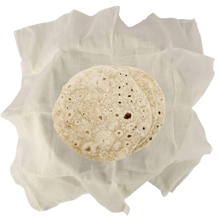 SONU COMMERCIAL Soft Cotton Roti Clothes (Pack of 3) Wrap Muslin Cloth for chapati Cover, Sandwich Tiffins, Hot case Kitchen Chapati wrap (18x18)