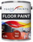 Heavy Duty Quick Dry Floor Paint - Garage, Workshop, Warehouse, Industrial Floor Paint - Ideal For Concrete, Stone, Brick, Wood & Metal (Tile Red, 2.5 l Pack of 1)