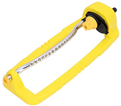 Oscillating Sprinkler 18 Holes Large Coverage Automatic Rotation Water Sprinkler for Lawns Gardens
