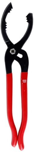 Hoite 30,48 cm justerbar oljefiltertång, skiftnyckel justerbart oljefilter borttagningsverktyg, perfekt för motor, ledning, beslag