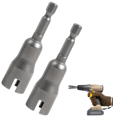 2-teiliges Steckschlüssel-Set, Flügelmutter-Schraubendreher, Bohrer, Steckschlüssel, Werkzeug-Set, Flügelmutterschlüssel für Plattenmuttern, Schrauben