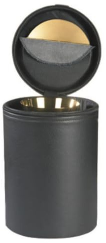 Chalice and Paten Carrying Case | Zippered Lid, Compact Storage, Paten Compartment in Lid, Carry Handle