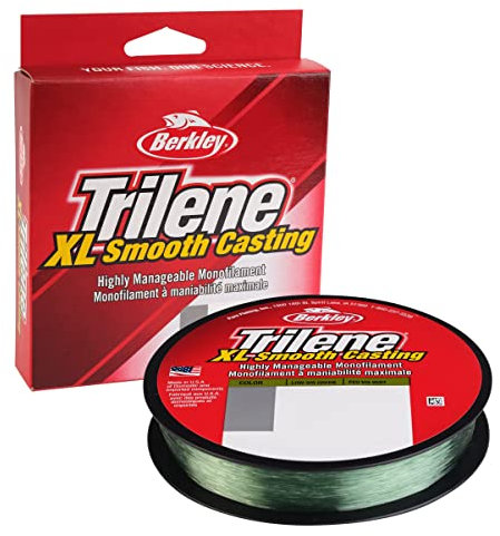 Berkley Trilene®, XL®, Low Vis Grün, 6,3 kg, 274 m, Monofile Angelschnur, geeignet für Süßwasserumgebungen