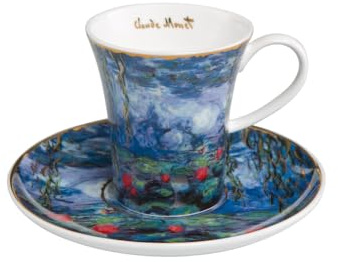 Seerosen mit Weide - Espressotasse Artis Orbis Claude Monet