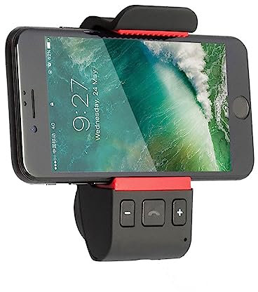 Kit Vivavoce Bluetooth per Auto Con Comandi Vocali, GPS e Musica, supporto per iPhone 8 Plus 7 Plus 6 S Plus Galaxy S8 Edge S7 S6 note 5 4 3 Ne