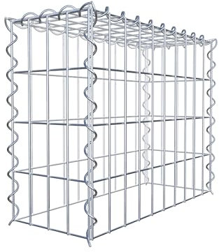 Gabiona - Gavión 50 x 40 x 20 cm - Cesta de cultivo tipo 3 (sin rejilla de suelo) - Cesta de gaviones con malla de 5 x 10 cm