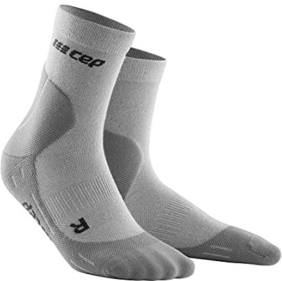 CEP Damen Cold Wheater Mid-Cut Socks Laufbekleidung Laufsocken Grau - Ii
