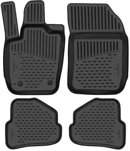 Walser XTR Gummi Fussmatten Auto für Audi A1 Sportback (8XA, 8XF) 2015-10/2018, 100% passgenaue Auto Fußmatten, robuste Universal Fußmatte Auto, Gummimatten Auto, Auto Fussmatten Gummi