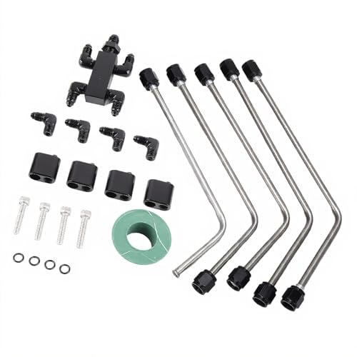 Kylvätska Crossover Steam Vent Kit för LS-serien LS1 LS2 LS3 LS6 LS7 LSX-motorer med CNC-aluminiumgrenrör, Kompatibla Luftintag