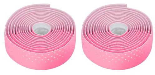 Tbest Rennrad-Lenkerband, Bequeme, rutschfeste Fahrradbandage (PINK)