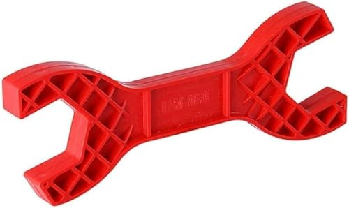 SquarezhenBo 1Pc Red Multifunctional Double Head Shower Wrench Plastic Made Lightweight Bathroom Wrench for Faucet Shower Wrench Tool,Adjustable Wrenches,Small in Size, Home Improvement Hand Tools