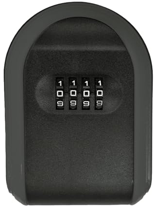 Verriegelungsbox mit magnetischer Rückseite - Secure Key Hider Vault, sichere Aufbewahrung im Freien | Wasserdichter bis robuster Schlüsselanhänger, diskrete Magnetbox für das Garagenhaus des