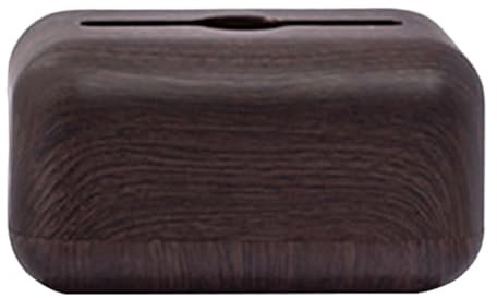 Caja de pañuelos - Caja de pañuelos recargable, dispensador de fundas de papel para servilletas | Fundas para cajas de pañuelos con veta de madera, multiusos para baño, dormitorio, comedor y sala de e