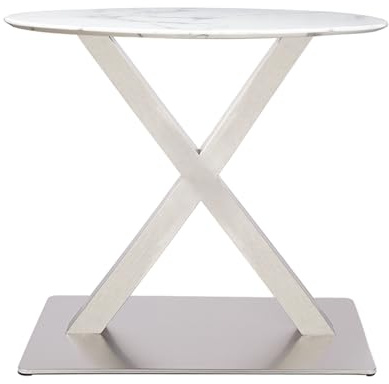 Wiefiche Tischbeine, Edelstahl X-Form Möbel Tischbeine, 200kg Kapazität, Top Jede Montageplatte Größe 25 * 25cm, X-Form Metall Schreibtisch Beine für viele DIY Tische verwenden (72cm)