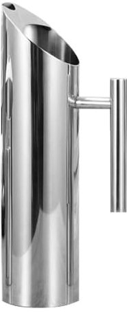 LIXSAZSE Brocca per acqua in acciaio inossidabile Bevanda resistente al ghiaccio Frutta Vino Bevande Contenitori Bar Hotel KTV Accessori da cucina, argento, l