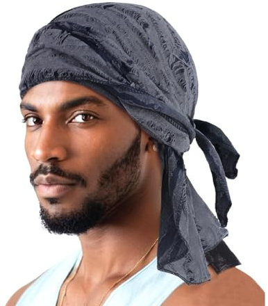 Bandana Cyclisme Homme Chapeau Pirate Bandana de Sport Vintage Bonnet sous Casque de Vélo Moto Séchage Rapide Turban pour Course Danse Camping Fitness Tennis