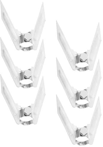 MUCKLILY Fourchettes à Rôtir en Acier Inoxydable 6 Pièces – Fourchettes Rotatives pour Poulet Rôti et Viande au Four – Outil Barbecue pour Grillades et Cuisson Uniforme