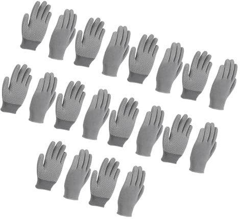 Oxxggkao Gants en nylon améliorés avec précision - Confort - Port prolongé - Surfaces à pois pour une prise en main sûre dans l'assemblage électronique - Gants à pois