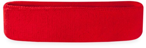 Suddora Workout Headband for Men and Women, Moisture-Wicking Athletic Sweatband, Lightweight Cotton Terry Cloth Bands for Basketball, Tennis, Football, Gym, Running, Cosplay & Costumes (Red)
