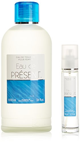Luxana - Eau de present eau de toilette 1000 ml + vaporizador rellenable