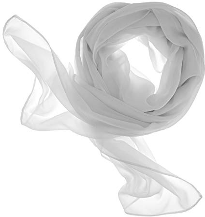 DOLCE ABBRACCIO SWEET LOVE Damen Chiffon Tuch XXL 160 × 70 cm