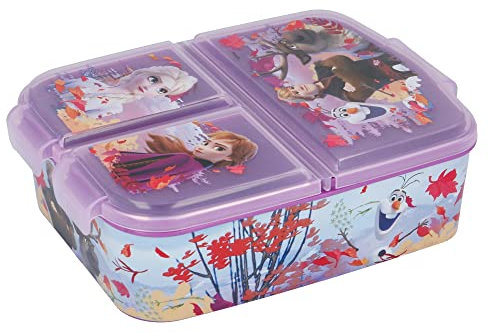 Stor La Reine des Neiges 2 (Disney) | Boîte À Déjeuner - Boîte À Repas avec Trois Compartiments pour Enfants