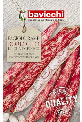 Bavicchi semi fagiolo rampicante borlotto 500g