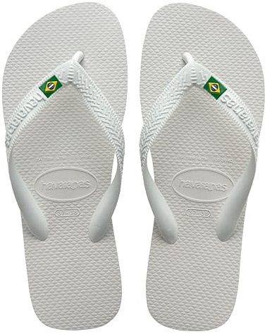 Havaianas - Top Brasil, Infradito Comode, Resistenti e Leggere con Suola Antiscivolo, Bandiera del Brasile sulle Strisce, Unisex Adulti
