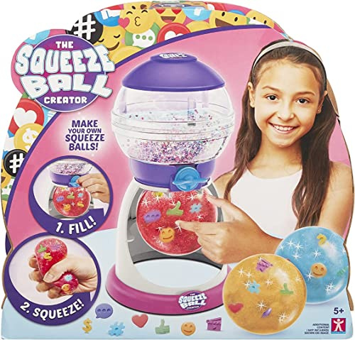 The Squeeze Ball Creator Créateur de balles Anti-Stress réutilisable pour garçons et Filles – Mélangez et pressez – Ensemble de Jeu réutilisable avec Accessoires