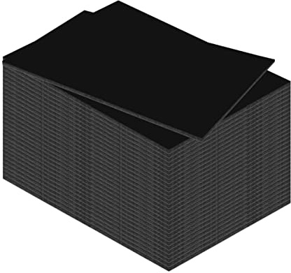 Kangaro Skumskiva DIN A4, svart, 29,7 x 21 cm – 30-pack – gör-det-själv för hantverk, presentation, modelltillverkning, passepartout