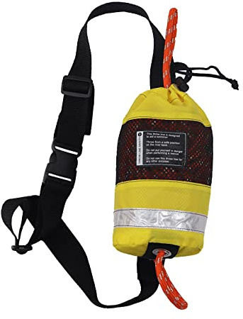JISADER Wurfsack, schwimmendes Seil, gut, werfbare Schwimmvorrichtung, 16 m Ausrüstung für Kajak, Schwimmen, Segeln, Rafting, Outdoor-Zubehör