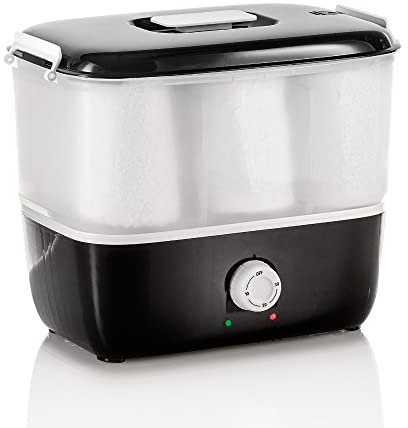 Scaldasalviette Elettrico a Vapore per Salviette in Spugna con Timer Regolabile