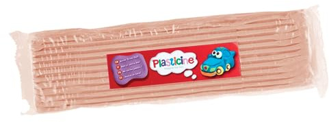 Plasticine One Colour Slab 400g - Beige #40, Modelling Clay for Professional Animators and Model Makers, Easy to Shape and Mould, Make Sculptures, Models and Stop-Motion Animations