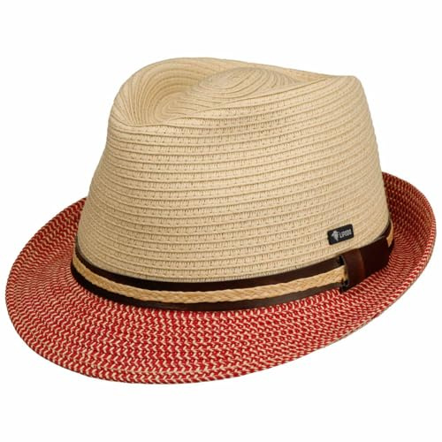 Lipodo CHAPEAUSHOP Montenovo Chapeau Trilby Pied de Poule Multicolore Fabrique en Italie Homme Printemps Ete