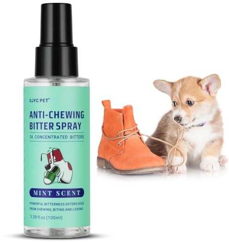 Adiwo No Chew Spray for Dogs, 100 ML Bitter Spray for Dog to Stop Chewing, Chew Deterrent Spray for Dogs/Cats Training & Behavior Aids to Stop Chewing Furniture & Paws, Indoor & Outdoor Use