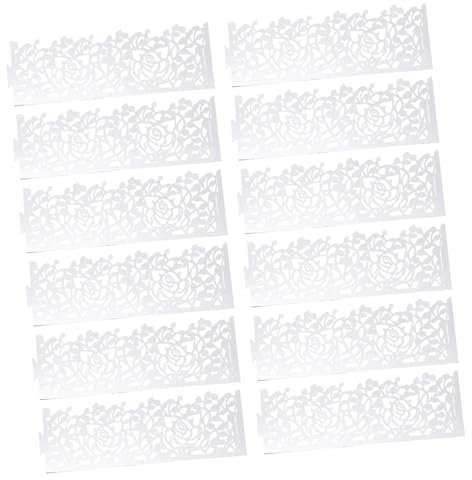 WATIIFUFU 50stücke Hohl Serviettenring Dekoration Hohl Taschentuchring Abendessen Tisch Dekoration Tissue Ring Decor