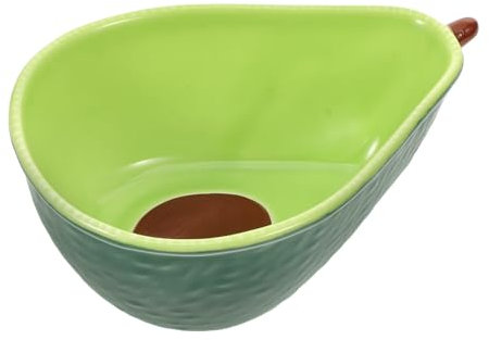 Amosfun Bol Multifonctionnel En Céramique D'avocat 7,5 Pouces Vert Compact Pour Fruits, Salades Et Desserts La Cuisine Maison, Pour En-cas Et Réceptions