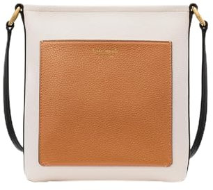 kate spade new york womens Ava Pebbled Leather Small Swingpack, Colorblocked Parchment Multi, One Size