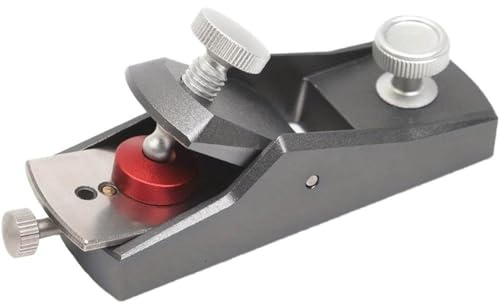 Small Hand Planer Adjustable Hand Plane Manual Wood Planer Precision Woodworking Planer Woodworking Tool for Hard & Soft Woods