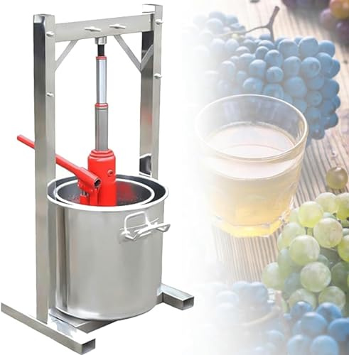 Pressa idraulica manuale per uso domestico - Piccola macchina per succo d'uva, spremiagrumi per frutta e verdura