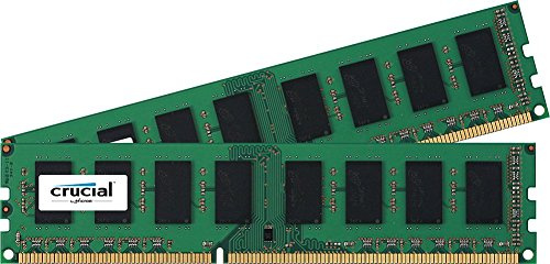 Crucial CT2KIT25664BA160BJ 4 GB (2 x 2 GB) DDR3 PC3-12800 Unbuffered NON-ECC Memory Module Kit