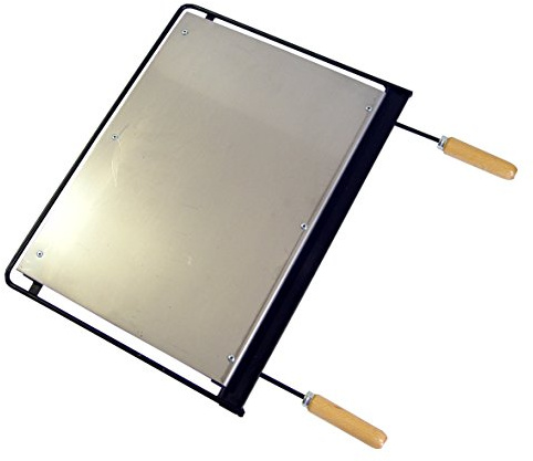 IMEX EL ZORRO Plancha para Barbacoa, INOX, 43,5 x 41 cm, 71603