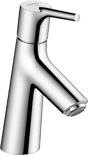 hansgrohe 72017000 Talis S Standventil 80 (nur für Kaltwasseranschluss, Wasser-und energiesparend, Keramikmischsystem), Chrom