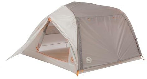 Big Agnes Salt Creek Superlight Backpacking, Orange/Grey, 3 Person