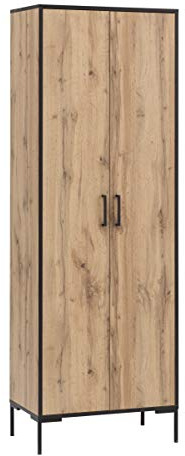 Möbelpartner Aktenschrank Montana, 701511, Eiche Landhaus Dekor, 65,2 x 39 x 194,2 cm
