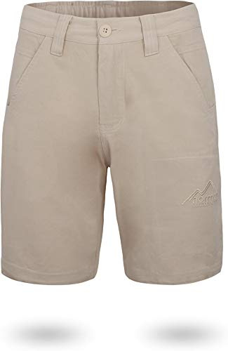 normani Herren Chino Bermuda Shorts Sommerhose, Kurze Hose - Sweatshorts mit Invisible Zipper aus Bio-Baumwolle (S-5XL)